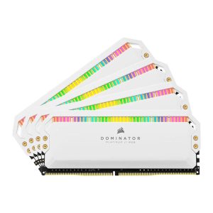 Corsair DOMINATOR Platinum RGB White 32GB(4 x 8GB) Kit DDR4 3200MHz CL16 1.35v Desktop Memory