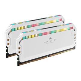Corsair CMT32GX5M2B5200C40W Dominator Platinum RGB 32GB (2x16GB) DDR5-5200MHz CL40 1.25V White Desktop Memory 2 Corsair CMT32GX5M2B5200C40W Dominator Platinum RGB 32GB (2x16GB) DDR5-5200MHz CL40 1.25V White Desktop Memory - Image 2