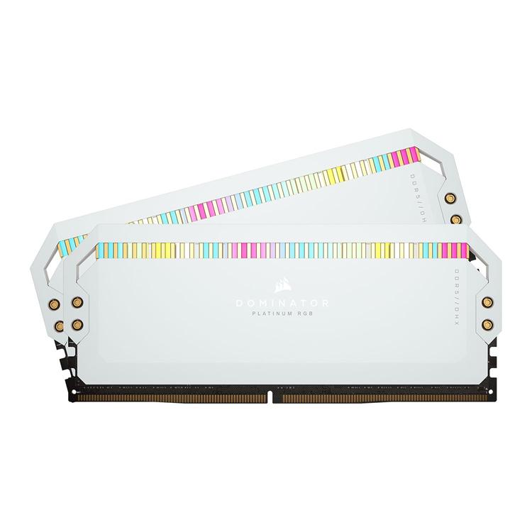 Corsair CMT32GX5M2B5200C40W Dominator Platinum RGB 32GB (2x16GB) DDR5-5200MHz CL40 1.25V White Desktop Memory 1 Corsair CMT32GX5M2B5200C40W Dominator Platinum RGB 32GB (2x16GB) DDR5-5200MHz CL40 1.25V White Desktop Memory