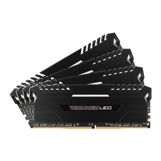 Corsair CMU64GX4M4C3000C15 VENGEANCE LED 64GB (4 x 16GB) DDR4 DRAM 3000MHz CL15 1.35V Memory Kit with White LEDs