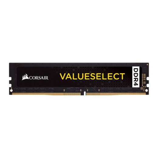 Corsair CMV8GX4M1A2666C18 Value Select 8GB (1x8GB) DDR4-2666MHz CL18 1.2V 288-Pin Black Desktop Memory