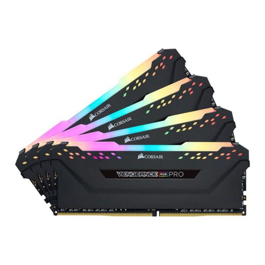 CORSAIR CMW128GX4M4D3600C18 VENGEANCE RGB PRO 128GB(4x32GB) Kit DDR4-3600Mhz CL18 1.35v Desktop Memory