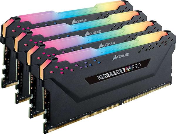 Corsair CMW64GX4M4C3466C16 Vengeance RGB Pro 64GB (4x16GB) DDR4-3466MHz CL16 1.35V Black Desktop Memory 1 Corsair CMW64GX4M4C3466C16 Vengeance RGB Pro 64GB (4x16GB) DDR4-3466MHz CL16 1.35V Black Desktop Memory