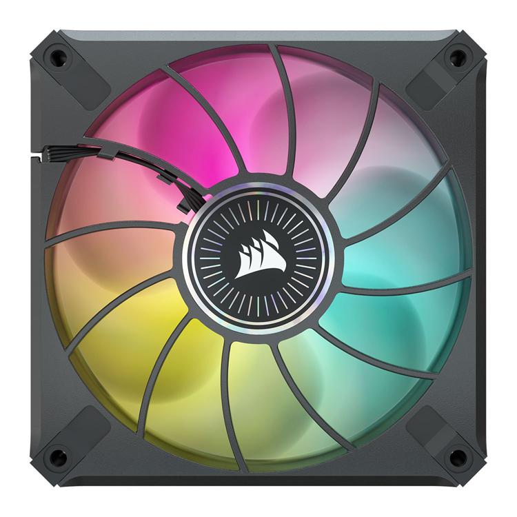 Corsair CO-9050113 ML120 RGB ELITE 120mm RGB + Lighting Node Core Black Fan 3 Pack 4 Corsair CO-9050113 ML120 RGB ELITE 120mm RGB + Lighting Node Core Black Fan 3 Pack - Image 4