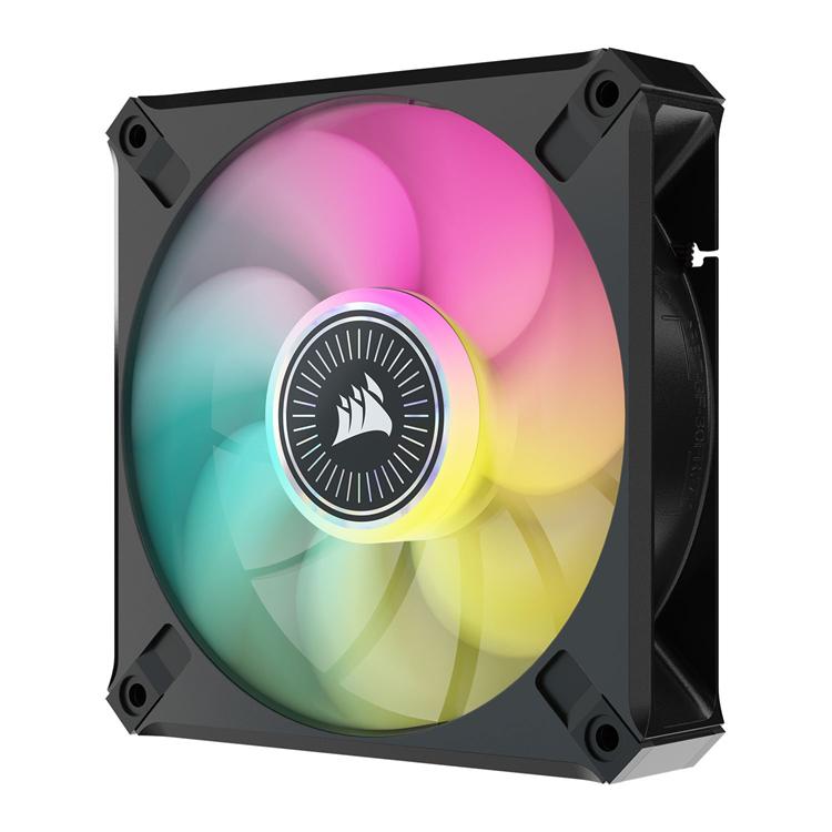 Corsair CO-9050113 ML120 RGB ELITE 120mm RGB + Lighting Node Core Black Fan 3 Pack 2 Corsair CO-9050113 ML120 RGB ELITE 120mm RGB + Lighting Node Core Black Fan 3 Pack - Image 2