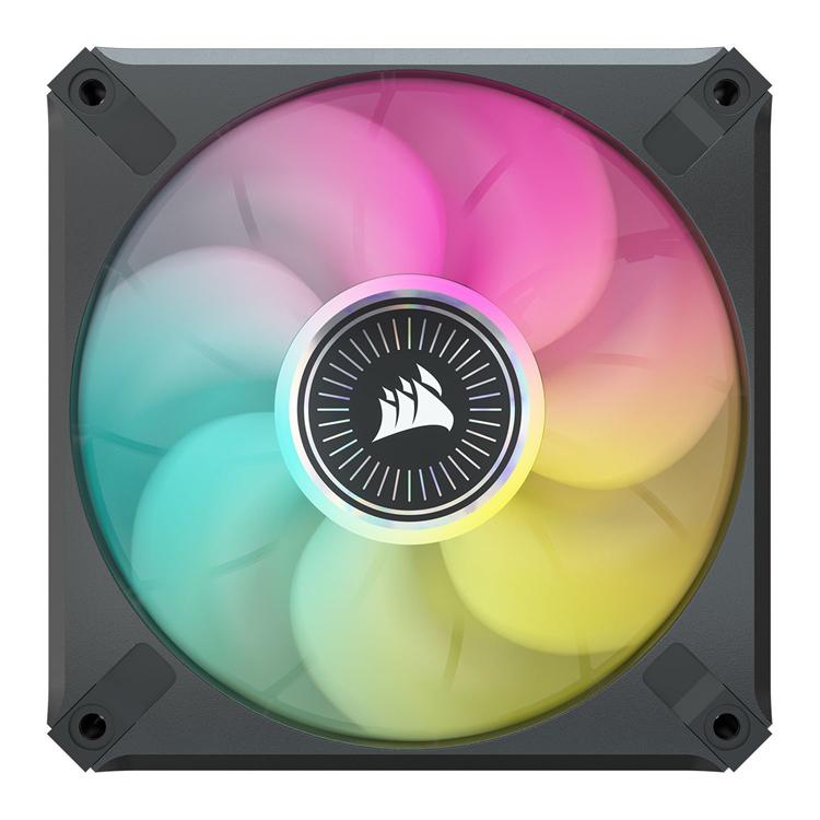 Corsair CO-9050113 ML120 RGB ELITE 120mm RGB + Lighting Node Core Black Fan 3 Pack 3 Corsair CO-9050113 ML120 RGB ELITE 120mm RGB + Lighting Node Core Black Fan 3 Pack - Image 3