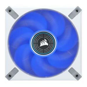 Corsair CO-9050128, ML120 LED Elite, 120 mm Blue LED Fan, White Chassis Fan, PWM Magnetic Levitation Fan, Corsair ML Series Elite
