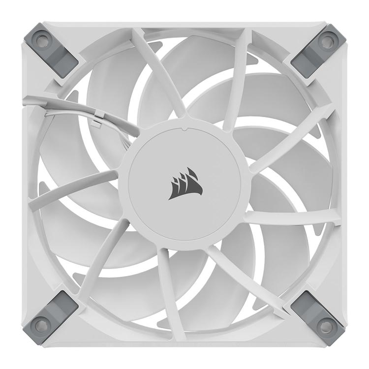 Corsair iCUE AF120 RGB ELITE White 120mm 1 Fan Expansion Pack 3 Corsair iCUE AF120 RGB ELITE White 120mm 1 Fan Expansion Pack - Image 3