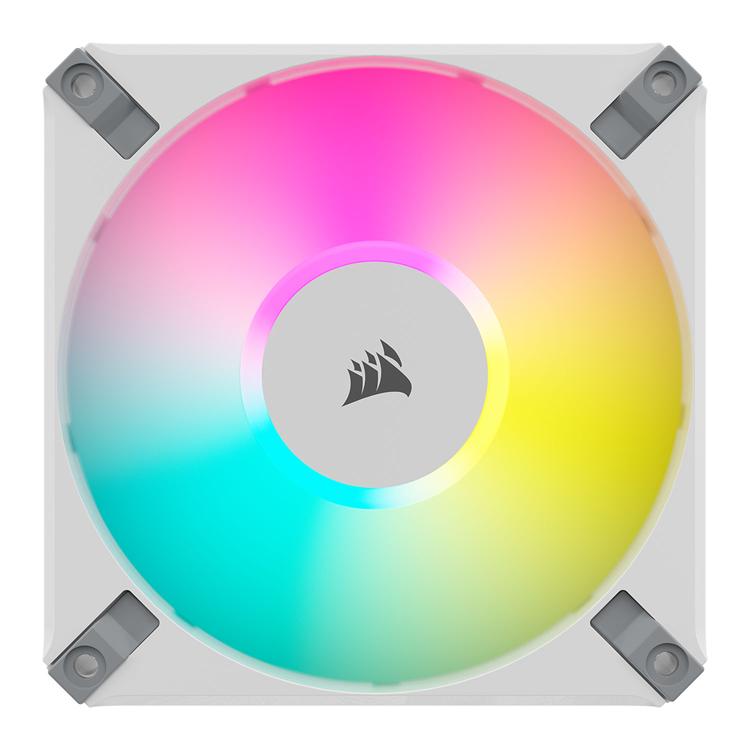 Corsair iCUE AF120 RGB ELITE White 120mm 1 Fan Expansion Pack 2 Corsair iCUE AF120 RGB ELITE White 120mm 1 Fan Expansion Pack - Image 2