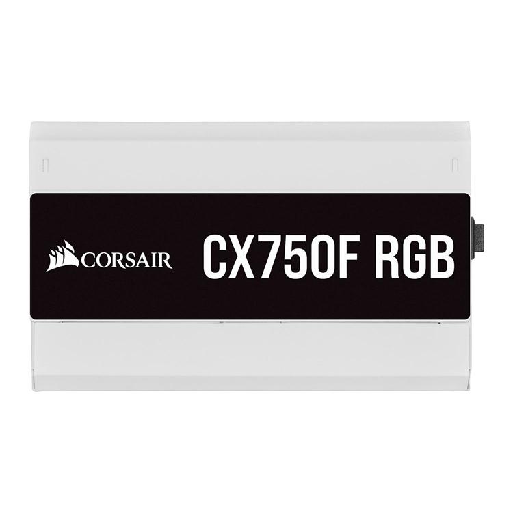 Corsair 750 Watt CX750F RGB Fully Modular White PSU/Power Supply 3 Corsair 750 Watt CX750F RGB Fully Modular White PSU/Power Supply - Image 3