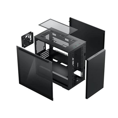 DEEPCOOL MACUBE 110 micro-ATX Mini Tower Tempered Glass Gaming Case 4 DEEPCOOL MACUBE 110 micro-ATX Mini Tower Tempered Glass Gaming Case - Image 4