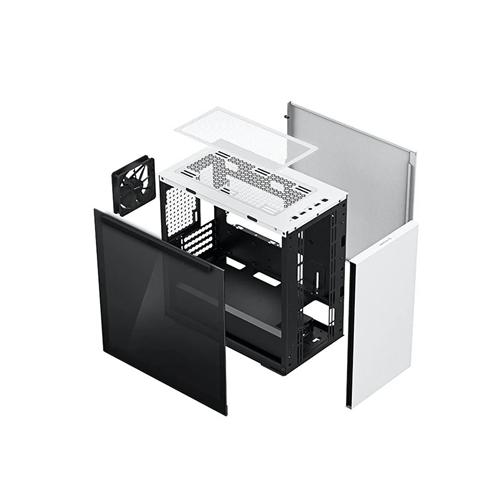 DEEPCOOL MACUBE 110 White Mini Tower Tempered Glass Gaming Case 4 DEEPCOOL MACUBE 110 White Mini Tower Tempered Glass Gaming Case - Image 4