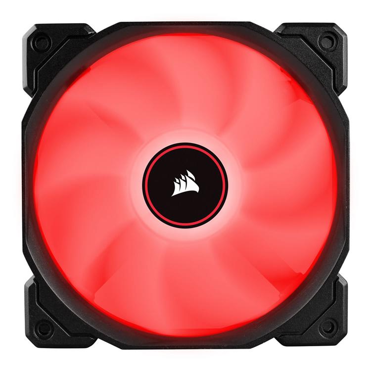 Corsair Co-9050083 AF120 Triple 120mm Red LED 3pin Cooling Fans 2 Corsair Co-9050083 AF120 Triple 120mm Red LED 3pin Cooling Fans - Image 2