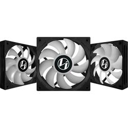Lian Li ST120-3B ARGB 120mm PWM 3-Pack with Controller Black Chassis Fan 2 Lian Li ST120-3B ARGB 120mm PWM 3-Pack with Controller Black Chassis Fan - Image 2
