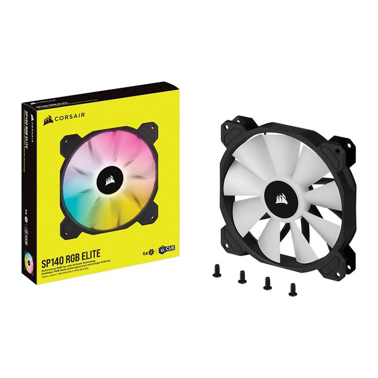 Corsair CO-9050110 iCUE SP140 RGB ELITE Performance Single 140mm PWM Fan Expansion Pack 4 Corsair CO-9050110 iCUE SP140 RGB ELITE Performance Single 140mm PWM Fan Expansion Pack - Image 4