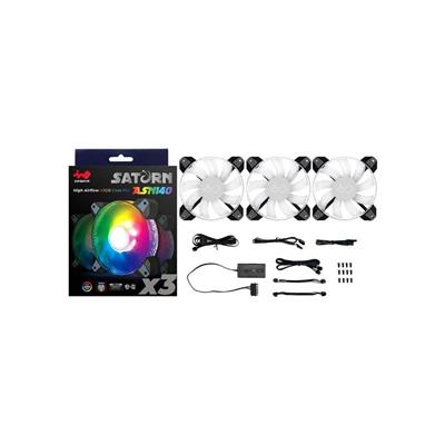 InWin IW-FN-ASN140-3PK Saturn ASN140 ARGB LED 140mm 3 Fan Pack Case Fan 5 InWin IW-FN-ASN140-3PK Saturn ASN140 ARGB LED 140mm 3 Fan Pack Case Fan - Image 5