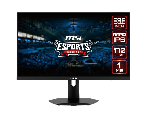 MSI G244F FHD 24" Rapid IPS 170Hz 1ms FreeSync Premium Gaming Monitor 1 MSI G244F FHD 24" Rapid IPS 170Hz 1ms FreeSync Premium Gaming Monitor
