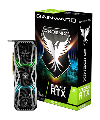 GAINWARD NVIDIA GEFORCE RTX 3070TI PHOENIX 8GB GDDR6X PCIE GEN4 GAMING GRAPHICS CARD LHR 1 GAINWARD NVIDIA GEFORCE RTX 3070TI PHOENIX 8GB GDDR6X PCIE GEN4 GAMING GRAPHICS CARD LHR