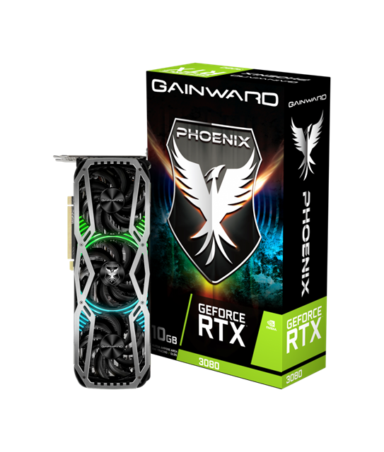 Gainward GeForce RTX 3080 PHOENIX Graphics Card 10GB(LHR) 1 Gainward GeForce RTX 3080 PHOENIX Graphics Card 10GB(LHR)