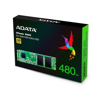 ADATA Ultimate SU650 M.2 480GB SATA6G ASU650NS38-480GT-C SSD 3 ADATA Ultimate SU650 M.2 480GB SATA6G ASU650NS38-480GT-C SSD - Image 3