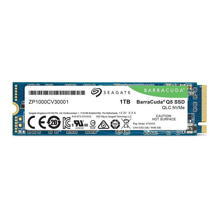 Seagate ZP1000CV3A001 BarraCuda Q5 Series 1TB M.2 PCIe NVMe SSD/Solid State Drive 4 Seagate ZP1000CV3A001 BarraCuda Q5 Series 1TB M.2 PCIe NVMe SSD/Solid State Drive - Image 4