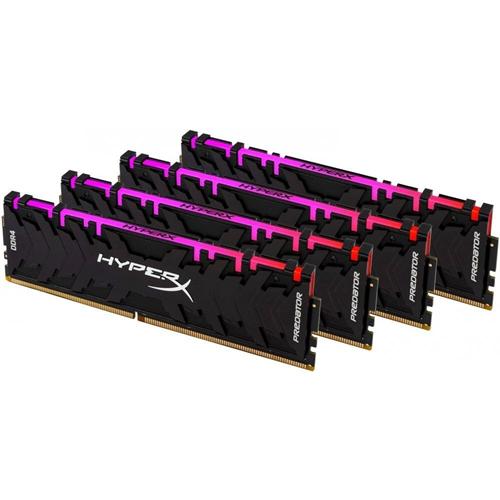 Kingston HX429C15PB3AK4/32 HyperX Predator RGB 32GB (4x8GB) DDR4-2933MHz CL15 1.2V 288-Pin Black Desktop Memory 1 Kingston HX429C15PB3AK4/32 HyperX Predator RGB 32GB (4x8GB) DDR4-2933MHz CL15 1.2V 288-Pin Black Desktop Memory