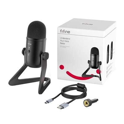 FIFINE K678 BROADCASTING UNI-DIRECTIONAL CARDIOID STUDIO CONDENSER MICROPHONE – BLACK 2 FIFINE K678 BROADCASTING UNI-DIRECTIONAL CARDIOID STUDIO CONDENSER MICROPHONE – BLACK - Image 2