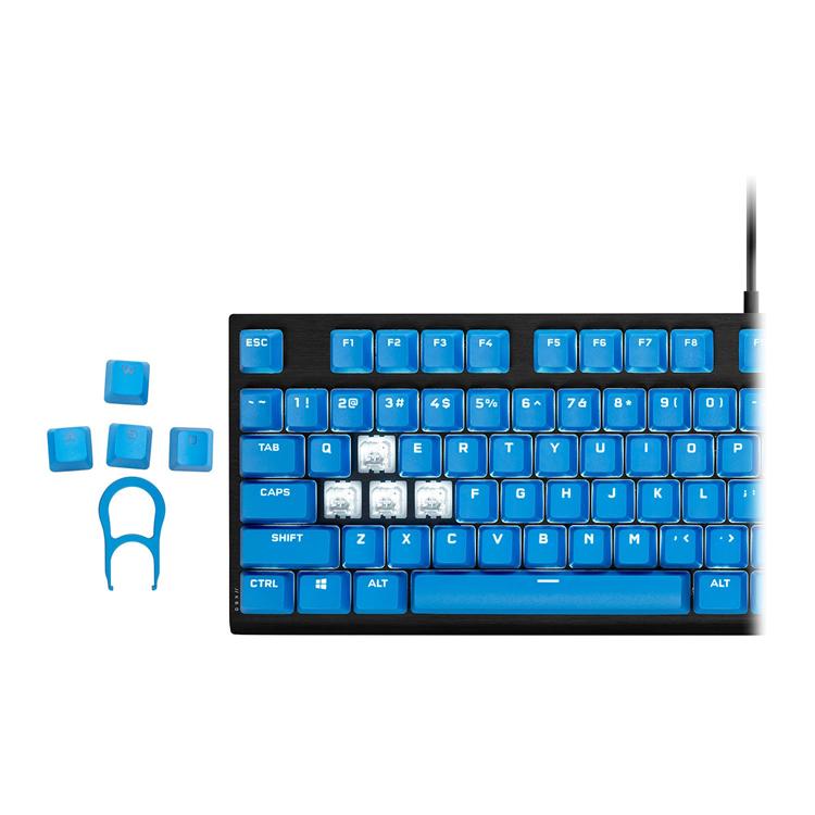 Corsair ch-9911030 PBT Double-Shot Pro Elgato Blue Keycap Mod Kit 3 Corsair ch-9911030 PBT Double-Shot Pro Elgato Blue Keycap Mod Kit - Image 3