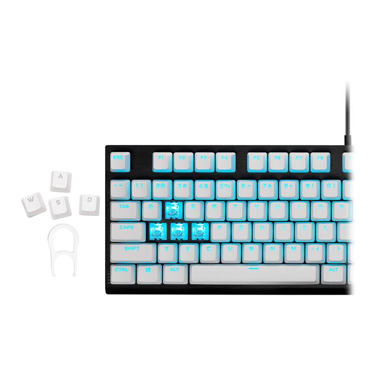 Corsair CH-9911040 PBT Double-Shot Pro Arctic White Keycap Mod Kit 3 Corsair CH-9911040 PBT Double-Shot Pro Arctic White Keycap Mod Kit - Image 3