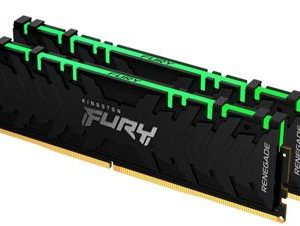 Kingston KF432C16RB1AK2/32 Fury Renegade Black RGB 32GB(2 x 16GB) Kit DDR4 3200MHz CL16 1.35V Desktop Memory