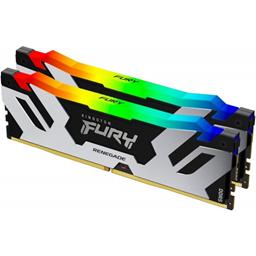Kingston KF560C32RSAK2-32 Fury Renegade RGB 32GB (2x16GB) DDR5-6000 CL32 1.35V Black & Silver Desktop Memory 1 Kingston KF560C32RSAK2-32 Fury Renegade RGB 32GB (2x16GB) DDR5-6000 CL32 1.35V Black & Silver Desktop Memory