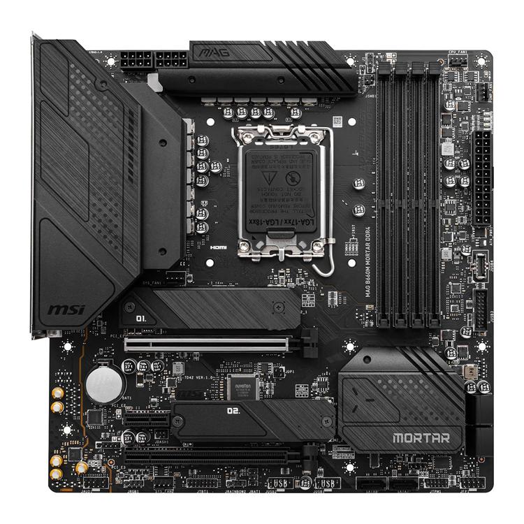 MSI MAG Intel B660M MORTAR DDR4 MicroATX Motherboard 2 MSI MAG Intel B660M MORTAR DDR4 MicroATX Motherboard - Image 2