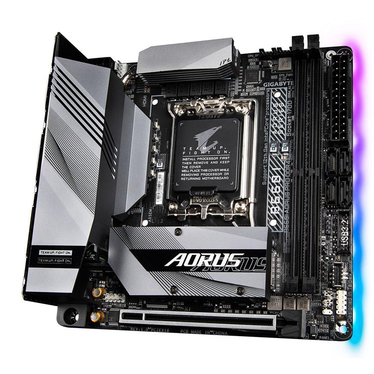 Gigabyte Intel B660I AORUS PRO DDR4 PCIe 4.0 mITX Motherboard 3 Gigabyte Intel B660I AORUS PRO DDR4 PCIe 4.0 mITX Motherboard - Image 3