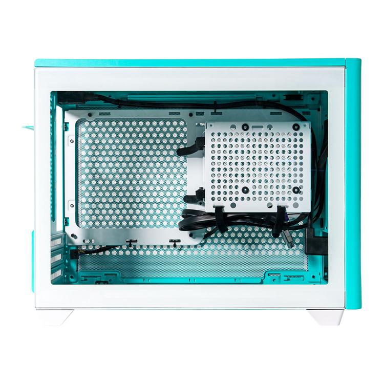 Cooler Master MCB-NR200P-ACNN-S00 MasterBox NR200P Tempered Glass Caribbean Blue Mini-ITX Gaming Chassis 3 Cooler Master MCB-NR200P-ACNN-S00 MasterBox NR200P Tempered Glass Caribbean Blue Mini-ITX Gaming Chassis - Image 3