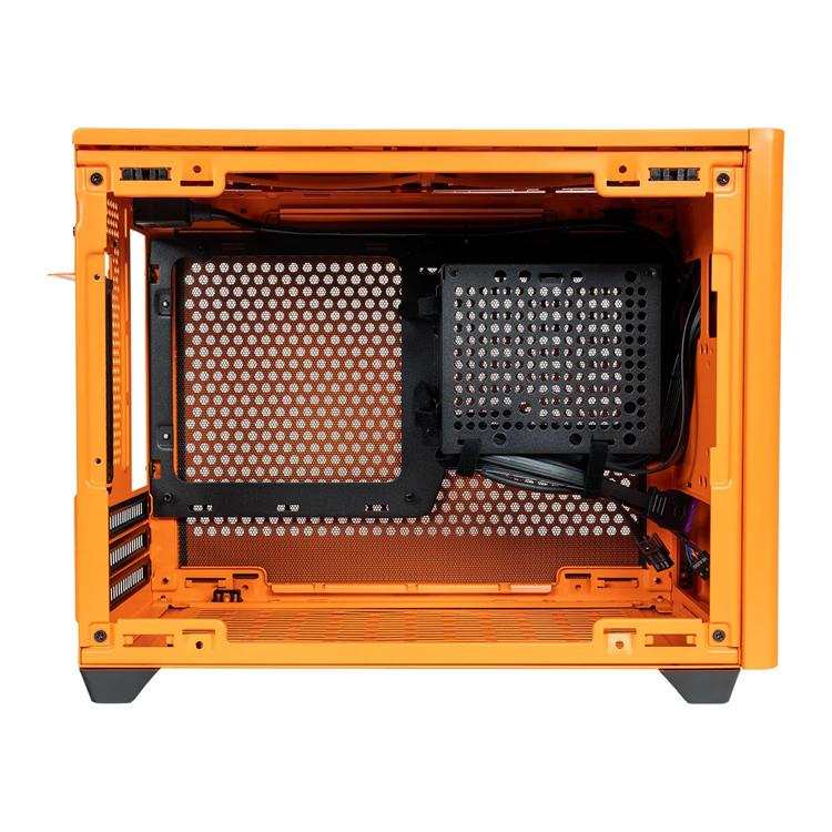 Cooler Master MCB-NR200P-OCNN-S00 MasterBox NR200P Tempered Glass Sunset Orange Mini-ITX Gaming Chassis 3 Cooler Master MCB-NR200P-OCNN-S00 MasterBox NR200P Tempered Glass Sunset Orange Mini-ITX Gaming Chassis - Image 3