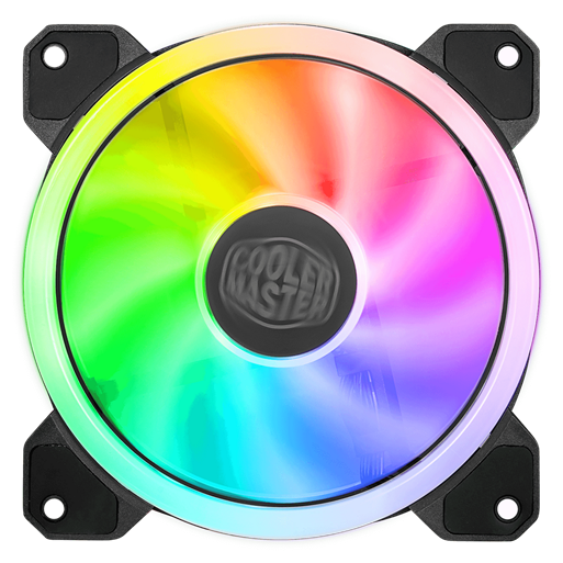 CoolerMaster MFW-B2DN-18NPA-S3 MasterFan MF120 S3 ARGB 120mm Chassis Fan, Single Fan Pack 2 CoolerMaster MFW-B2DN-18NPA-S3 MasterFan MF120 S3 ARGB 120mm Chassis Fan, Single Fan Pack - Image 2