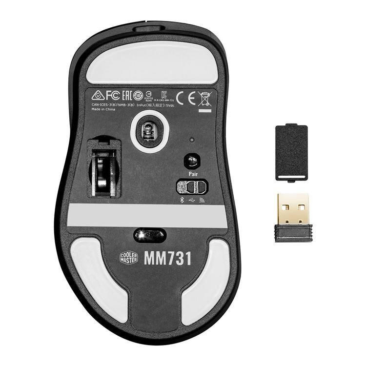 Cooler Master MM-731-KKOH1 MM731 19K DPI PixArt Optical Sensor Black RGB Wireless Gaming Mouse 4 Cooler Master MM-731-KKOH1 MM731 19K DPI PixArt Optical Sensor Black RGB Wireless Gaming Mouse - Image 4