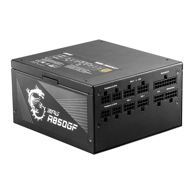 MSI MPG A850GF 850W 80+ Gold Full Modular Power Supply 1 MSI MPG A850GF 850W 80+ Gold Full Modular Power Supply