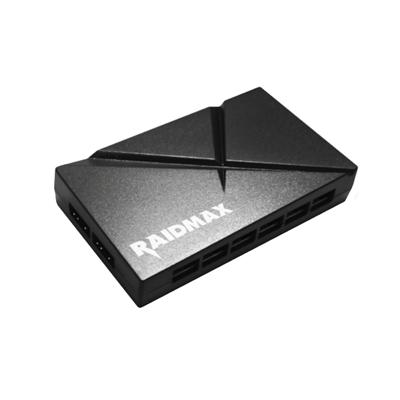 RAIDMAX MX-661 6-Port 3Pin ARGB Fan Controller with Motherboard Sync 1 RAIDMAX MX-661 6-Port 3Pin ARGB Fan Controller with Motherboard Sync