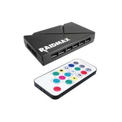 RAIDMAX MX-661 6-Port 3Pin ARGB Fan Controller with Motherboard Sync 2 RAIDMAX MX-661 6-Port 3Pin ARGB Fan Controller with Motherboard Sync - Image 2