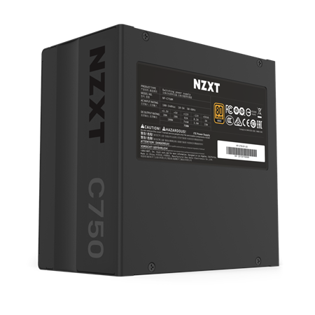 NZXT C-SERIES 750W 80 PLUS GOLD FULLY MODULAR PSU POWER SUPPLY 4 NZXT C-SERIES 750W 80 PLUS GOLD FULLY MODULAR PSU POWER SUPPLY - Image 4