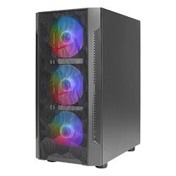 Antec NX260 NX Series Tempered Glass Black ATX Mid Tower Chassis 3 Antec NX260 NX Series Tempered Glass Black ATX Mid Tower Chassis - Image 3