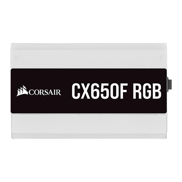 Corsair CP-9020226 650 Watt CX650F RGB Fully Modular White PSU/Power Supply 2 Corsair CP-9020226 650 Watt CX650F RGB Fully Modular White PSU/Power Supply - Image 2