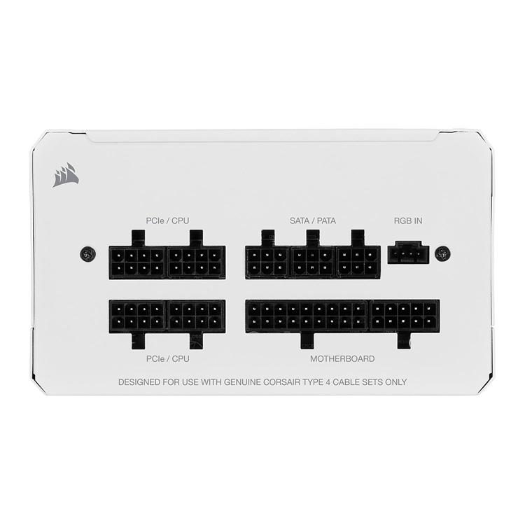 Corsair CP-9020226 650 Watt CX650F RGB Fully Modular White PSU/Power Supply 3 Corsair CP-9020226 650 Watt CX650F RGB Fully Modular White PSU/Power Supply - Image 3