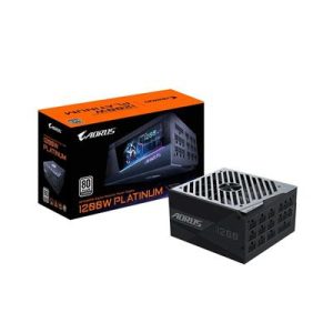 Gigabyte AORUS GP-AP1200PM 1200w 80+ Platinum Fully Modular ATX, RGB with LCD Display Power Supply