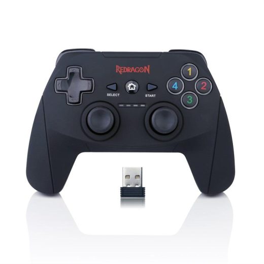 REDRAGON HARROW WIRELESS X/D-INPUT(DIGITAL/ANALOG) PC CONTROLLER BLACK