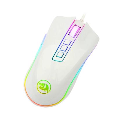 Redragon COBRA RGB ERGO DESIGN White Gaming Mouse 2 Redragon COBRA RGB ERGO DESIGN White Gaming Mouse - Image 2