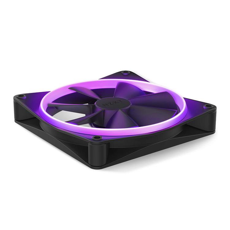 NZXT F140 RGB 140mm PWM Single High Airflow Fan Black 4 NZXT F140 RGB 140mm PWM Single High Airflow Fan Black - Image 4