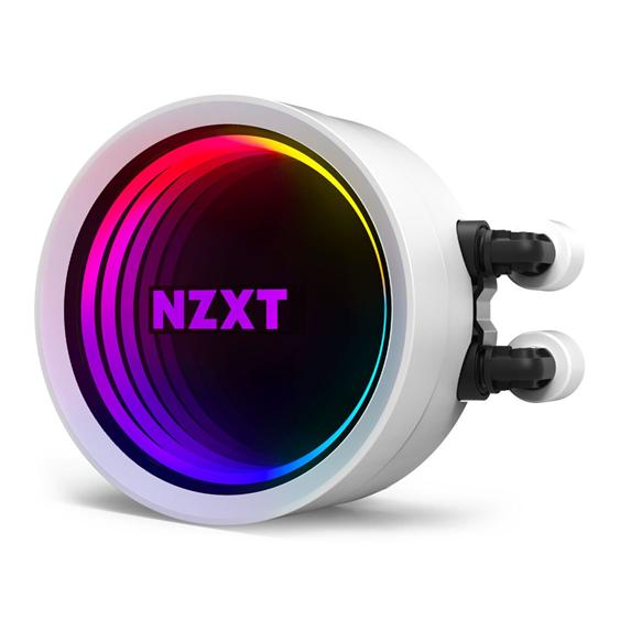 NZXT RL-KRX63-RW Kraken X63 280mm RGB AIO CPU Liquid Cooler - White 2 NZXT RL-KRX63-RW Kraken X63 280mm RGB AIO CPU Liquid Cooler - White - Image 2