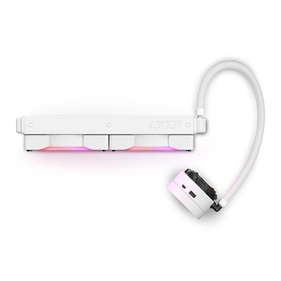 NZXT RL-KRX63-RW Kraken X63 280mm RGB AIO CPU Liquid Cooler - White 3 NZXT RL-KRX63-RW Kraken X63 280mm RGB AIO CPU Liquid Cooler - White - Image 3